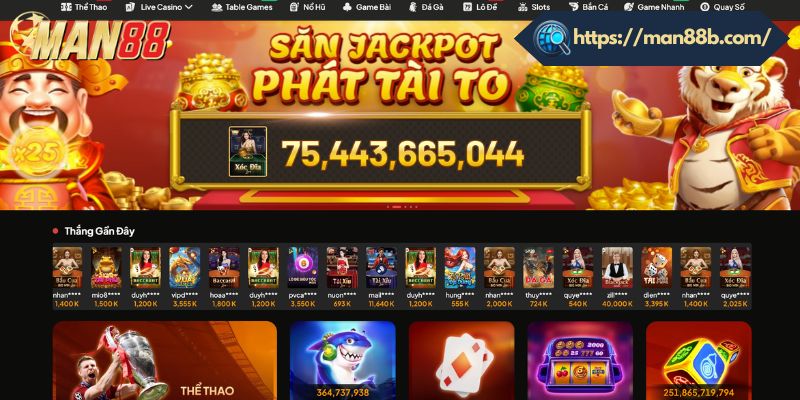 Thông tin cơ bản về nhà cái Man88